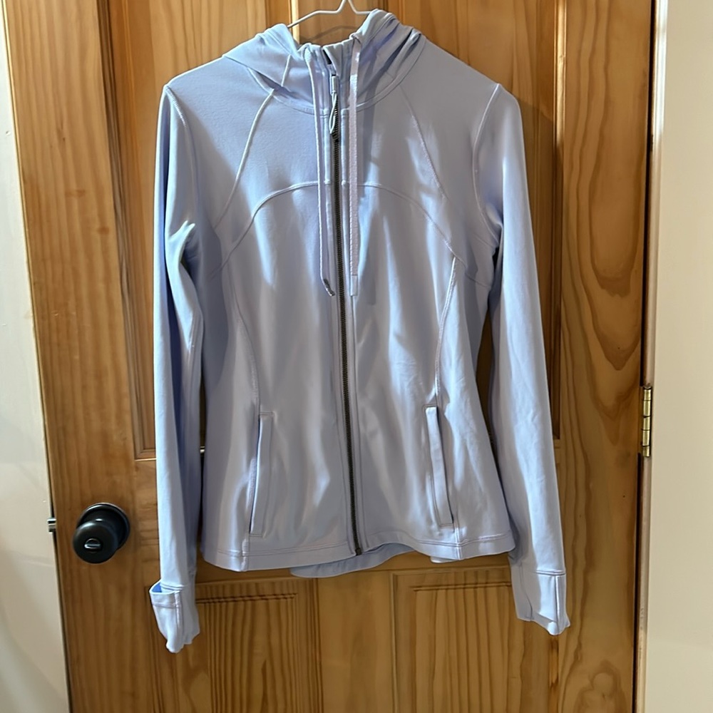 Lululemon hooded define jacket *nulu in pastel blue